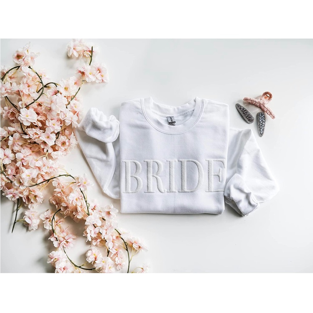 White BRIDE Sweatshirt - Size Medium